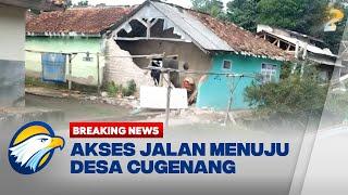 BREAKING NEWS - Akses Jalan Menuju Desa Cugenang usai Gempa