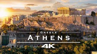 Athens, Greece  - by drone [4K]