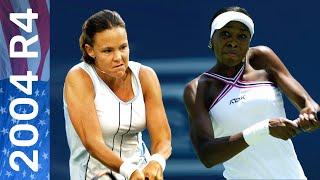 Lindsay Davenport vs Venus Williams in their 25th career matchup! | US Open 2004 Round 4