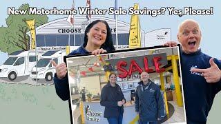 New Motorhome Winter Sale Savings? Yes Please!