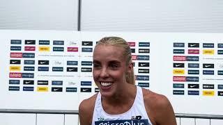 Keely Hodgkinson shares her thoughts on Athing Mu not making the US Olympic 800m team