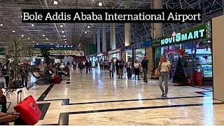 Addis Ababa Bole International Airport. 4k walking tour 2024