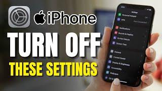 iPhone Settings You Need To Turn OFF Now!