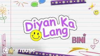 BINI - Diyan Ka Lang (Lyrics)