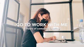 go to work with me ️| Silent Vlog Indonesia | PP 6 jam dalam sehari naik KRL 