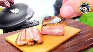 지글지글 미니어처 훈제 베이컨 만들기│Real Miniature. Making smoked bacon│Miniature Cooking│미니어처 요리