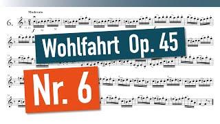 Franz Wohlfahrt - 60 Studies Op. 45 - Nr. 6