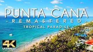 PUNTA CANA 4K DRONE FOOTAGE (ULTRA HD) - Dominican Republic Beautiful Scenery Footage UHD