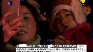 China has $3.1 trillion dollars in cash reserve