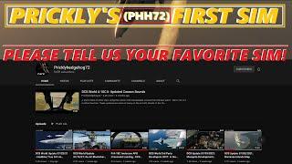 DCS World - @Pricklyhedgehog72 His First Flight Simulators, "My Name Is, My Name Is, CLICK BAITY"