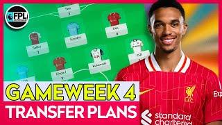 FPL GW4: TRANSFER PLANS | SALAH IS INEVITABLE! #fpl #fantasypremierleague #premierleague