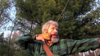 Beard catching in bow string