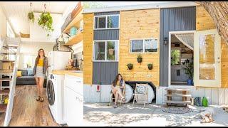 Adorable DIY Tiny House Allows Solo Female to Start Her Own Business