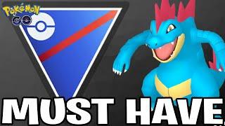 Shadow Feraligatr is a MUST HAVE in Great League for Pokemon GO Battle League!