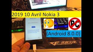 new method 2019 10 Avril Nokia 3 (TA-1032) FRP Lock Remove Done Without PC (Android 8.0.0)