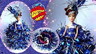 Новогодние DIY Елочка-Куколка-Шкатулка из баночки от крема