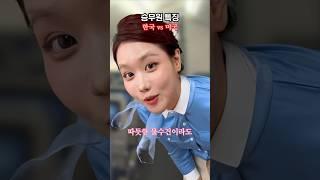 승무원 특징! 한국 vs 미국