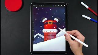 Christmas Illustration with Procreate 5