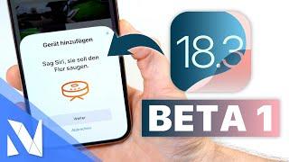 iOS 18.3 Beta 1 - Was ist neu? (Saugroboter in HomeKit, Genmoji für Mac & mehr) | Nils-Hendrik Welk