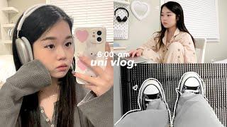 6:00AM UNI VLOG️: Exciting news, midterm grades, sleepover, winter shopping, etc.