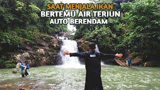 Menjala ikan dibulan puasa, ketemu spot air terjun yg indah sekali..