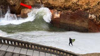 12ft Tidal Swing creates a Massive Wall Wave inside a Private Beach