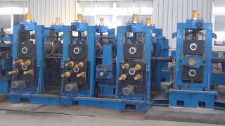 Square welded pipe line