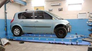 RENAULT Scenic.  Адаптеры для установки на стапель.  ЧАСТЬ ПЕРВАЯ.