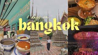 First time in Bangkok Travel Vlog  4 days of food, temples, stationery, shopping malls & markets