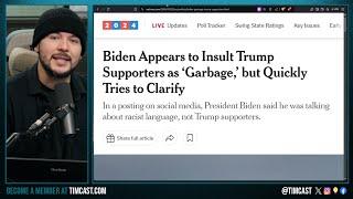 Biden Calls Trump Supporters GARBAGE, White House ILLEGALLY ALTERS Transcript To COVER IT UP