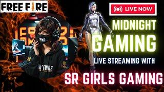 Free Fire MOBILE LIVE!  Free Fire Live with SR GIRLS GAMING  FF LIVE  Free Fire LIVE! #ff