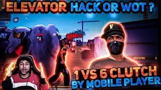 Best ever 1v6 clutch by mobile player ELEVATOR FF #nonstopgaming - Garena Free Fire