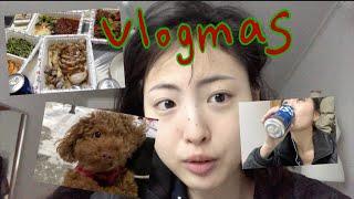 VLOGMAS #블로그마스 20 mbti 얘기하고 오랜만에 족발 먹고 일리윤크림 바르고 산책도 하는 일상 브이로그