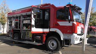 Mercedes Atego/ Wiss fire engine (demo) - exterior & interior - Florian fire expo [GER | 10.2021]