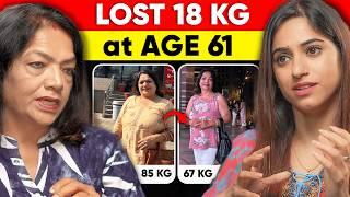 How She Lost 18 KG at the Age of 60 | Fat Loss Journey with I'MWOW | By GunjanShouts