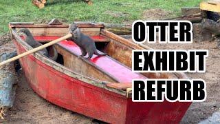 Otter Exhibit Refurb | What'd the otters destroy first?