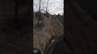 Frontier in 2wd attempting hill climb