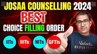 JoSAA 2024 | All Categories | Best Choice Filling Order | IITs, NITs, IIITs, & GFTIs |Vinay Shur Sir