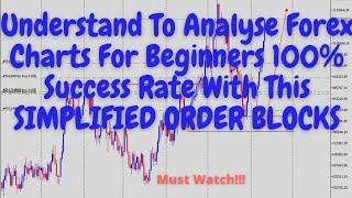 Understand To Analyse Forex Charts For Beginners 100% Success Rate With This SIMPLIFIED ORDER BLOCKS