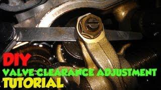 DIY Valve Clearance Adjustment Tutorial Toyota Hilux, Surf 22re Pickup rocker lifter check lash car