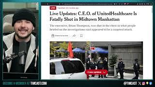 United Health CEO ASSASSINATED, Leftists CELEBRATE As Political Tensions Escalate, ASSASSIN AT LARGE