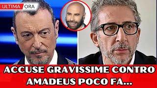 Lucio Presta Choc; Accuse gravissime contro Amadeus, parole choc...