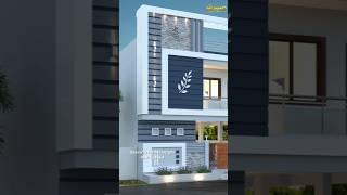 G+1 South facing House Elevation design #telugubuildingplans #frontelevations