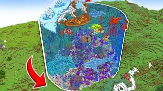 I Transformed the OVERWORLD into an OCEAN in Minecraft Hardcore! (Hindi)