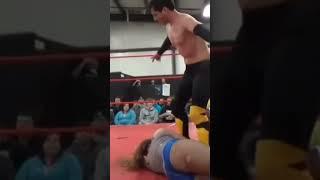 Intergender Wrestling Match #shorts | Male vs Female Wrestling |