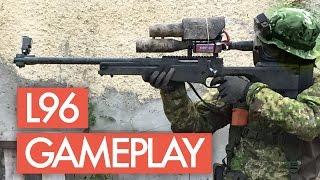 L96 Airsoft Sniper with Silenced Pistol - Gameplay Footage