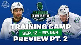 Harman returns for Canucks camp preview pt. 2 | Sep. 12, 2024