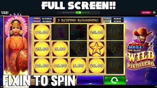 FIRE BLAZE FULL SCREEN!! **NEW** SKY QUEEN + WILD PISTOLERO  Chumba Casino