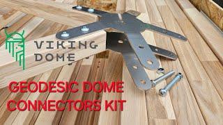 Geodesic Dome connectors kit. Stainless steel AISI INOX.