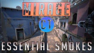 CS:GO Mirage Advanced Utility Guide for CT Side 128 tick